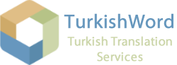Turkish Word Logo Sideways
